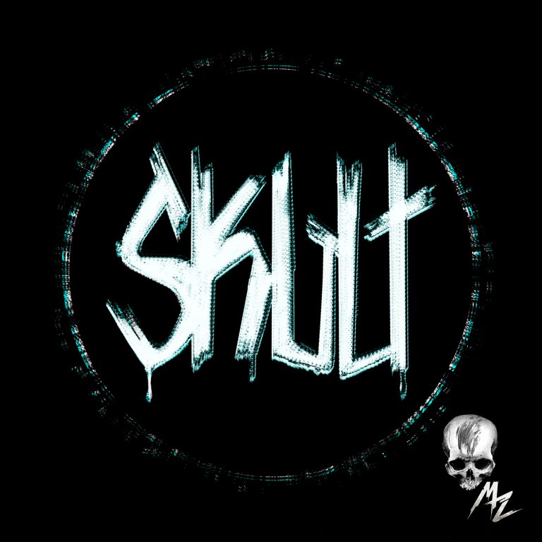 Manza April Darkart Ballpointpen Artist Illustration SKULT Logo label hardcore technohardcore
